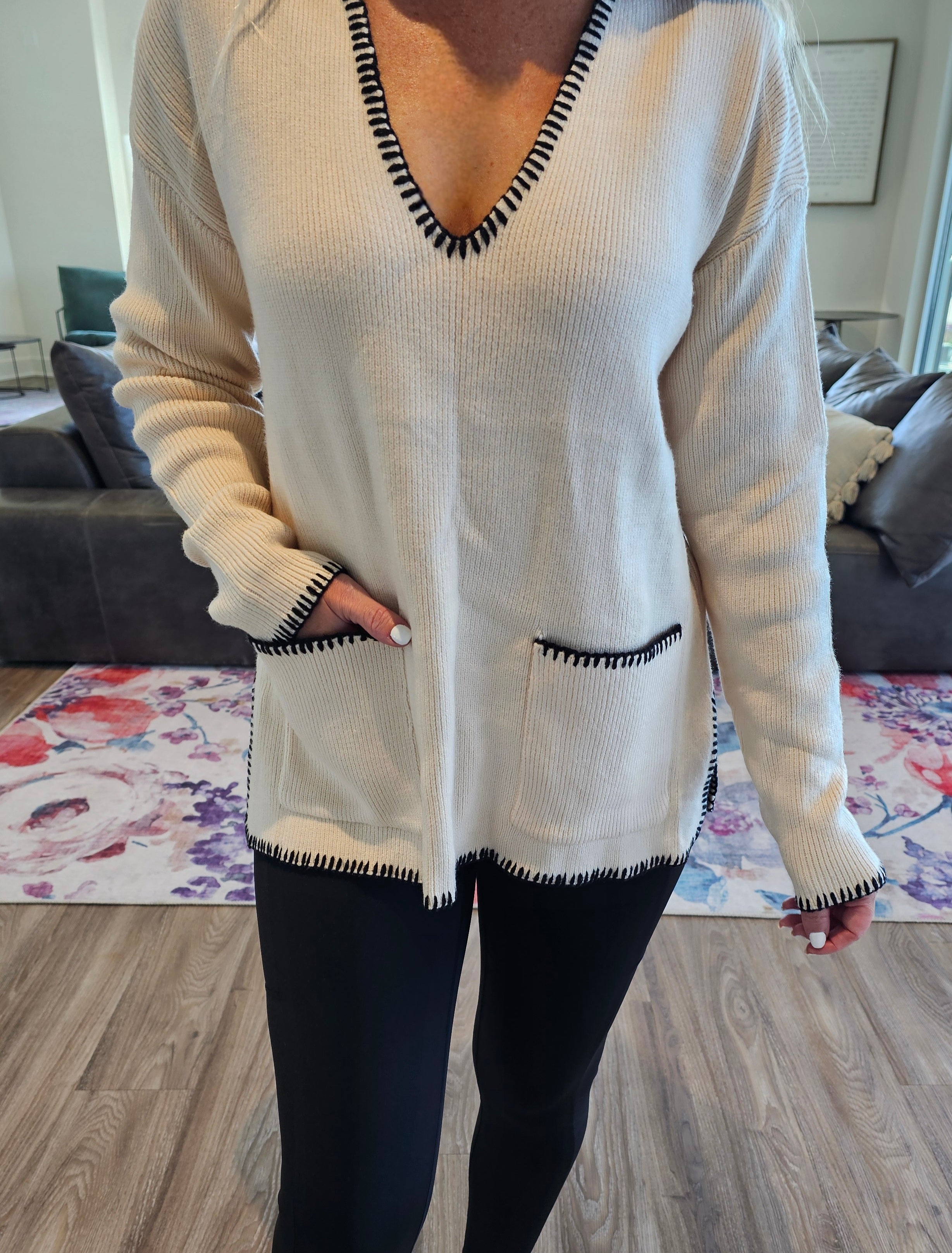 Sweet As Honey Sweater Top