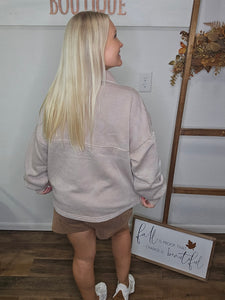 Living For The Weekend Shacket - Ash Mocha