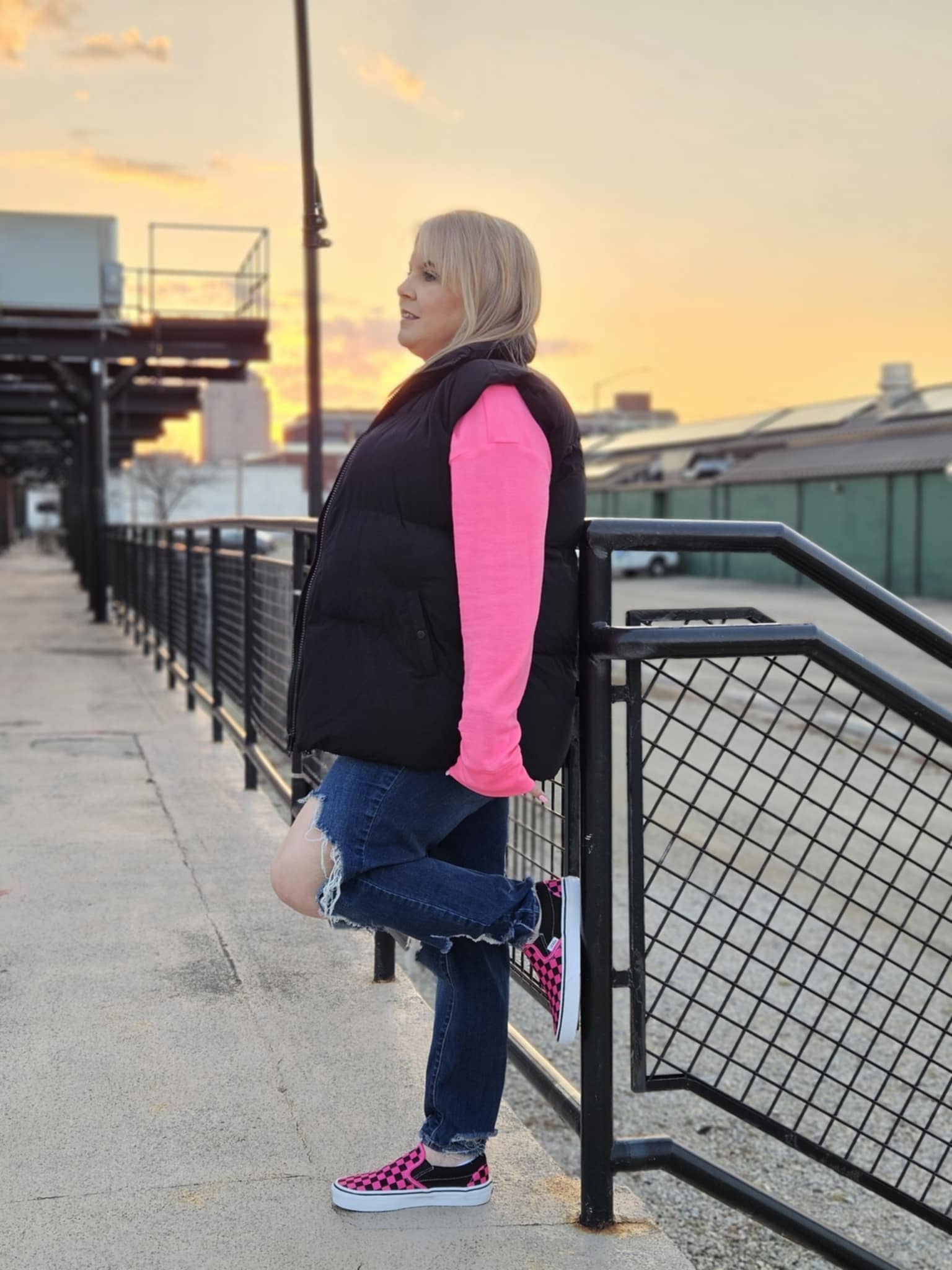 Sleepy Girl Trends Puffer Vest - Black