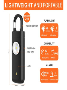 Protect Yourself - Safety Alarm & Flashlight