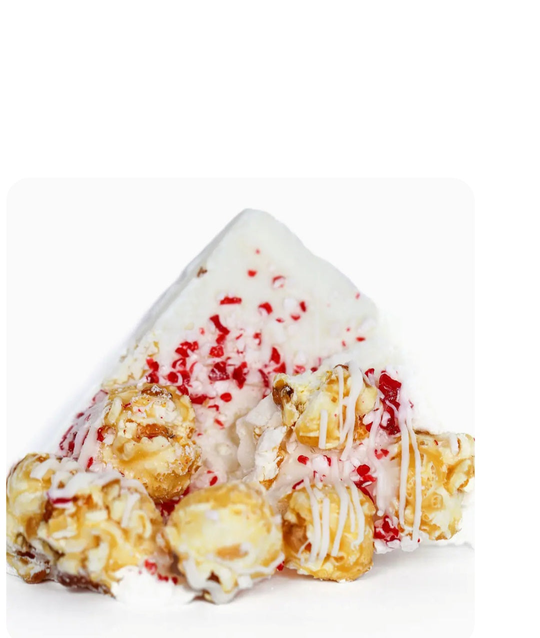 Peppermint White Bark with Popcorn