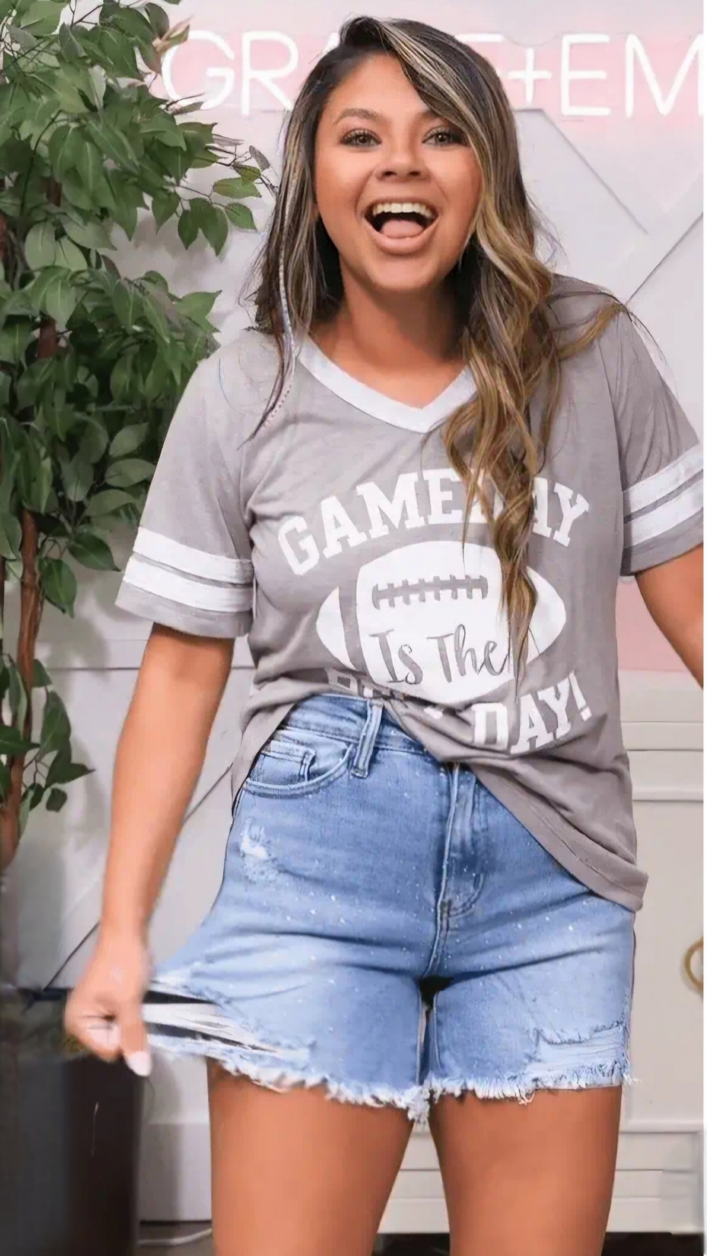 Bonnie Rhinestone Denim Shorts