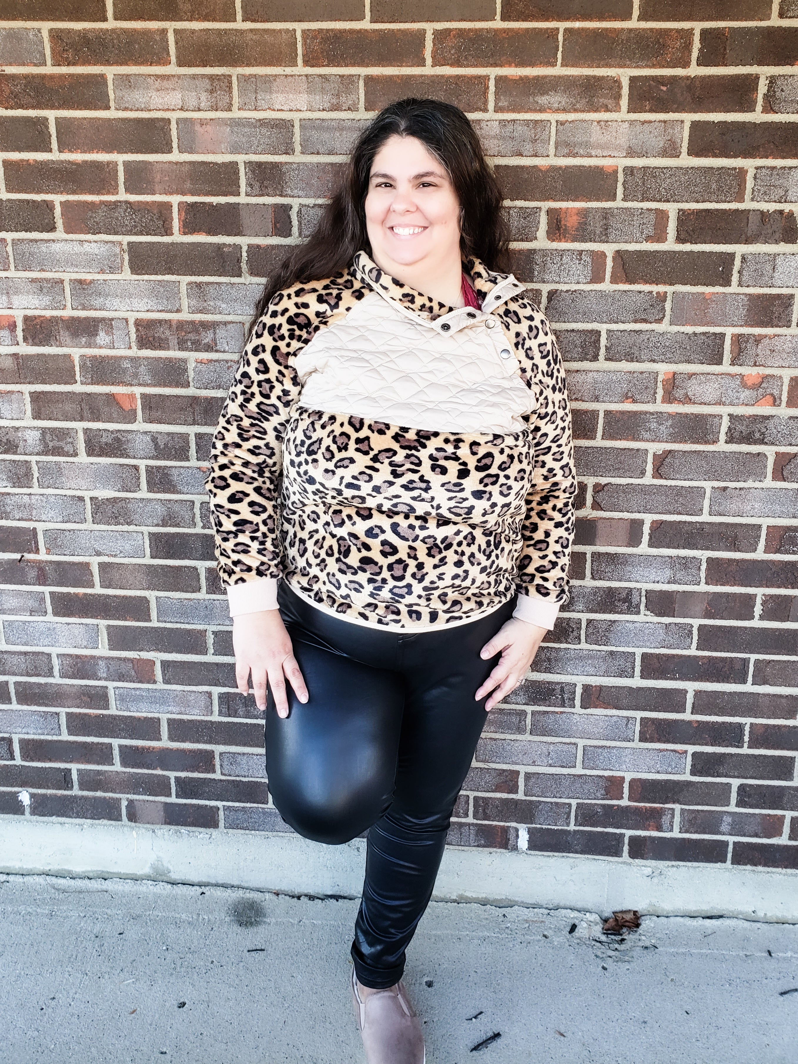 Fear Nothing Faux Leather Leggings •Curvy• – Inspiring Threads