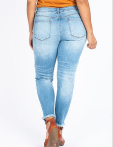 Beyond Confident High-Rise KanCan Ankle Skinny Jeans (Curvy)