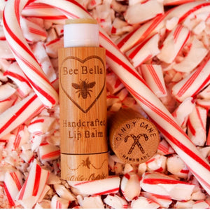 Bee Bella Lip Balm (Candy Cane)