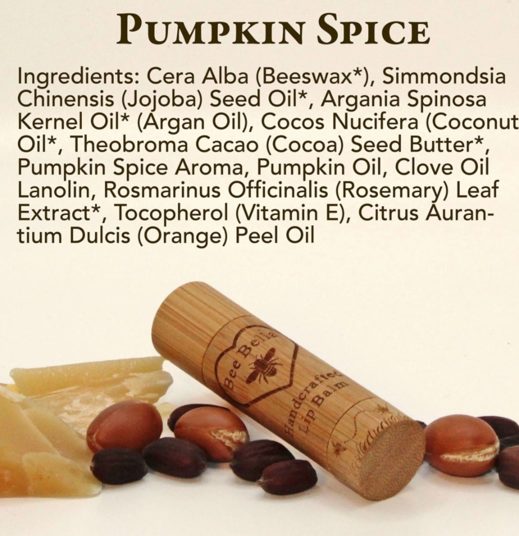 Bee Bella Lip Balm (Pumpkin Spice)